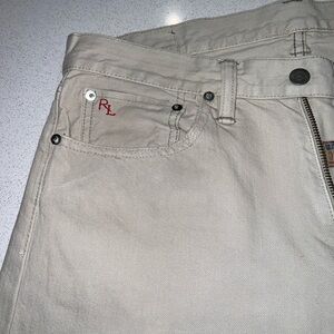 Polo by Ralph Lauren Cream Slim Straight Jeans